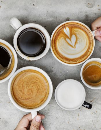Couple enjoying coffee on the weekend