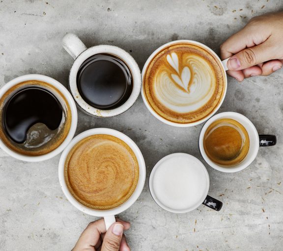 Couple enjoying coffee on the weekend