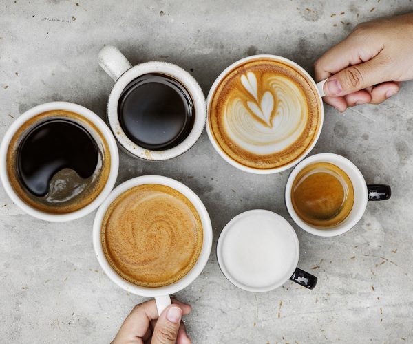Couple enjoying coffee on the weekend