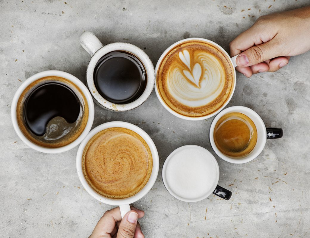 Couple enjoying coffee on the weekend